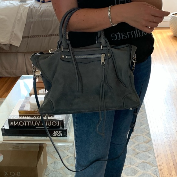 Rebecca Minkoff Handbags - Rebecca Minkoff Regan bag blue suede